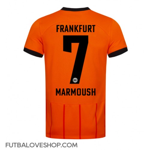 Dres Eintracht Frankfurt Omar Marmoush #7 Tretina 2024-25 Krátky Rukáv